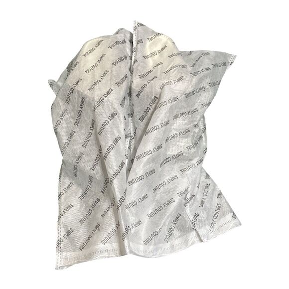 Simply Couture Rhinestone Heels Silver Open Toe Sandal Slides–Glam Party Size 11 - Picture 10 of 10